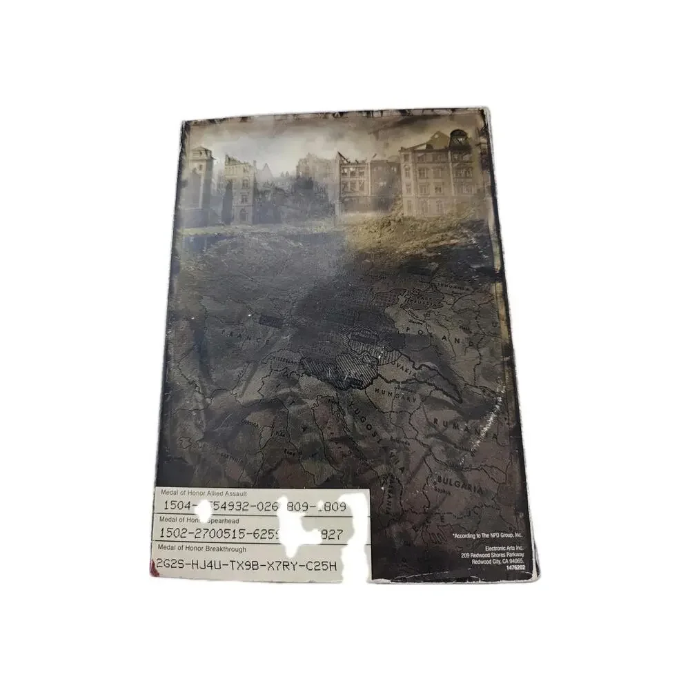 Medal Honor Allied Assault War Chest 5xCD Book‎ PC Window